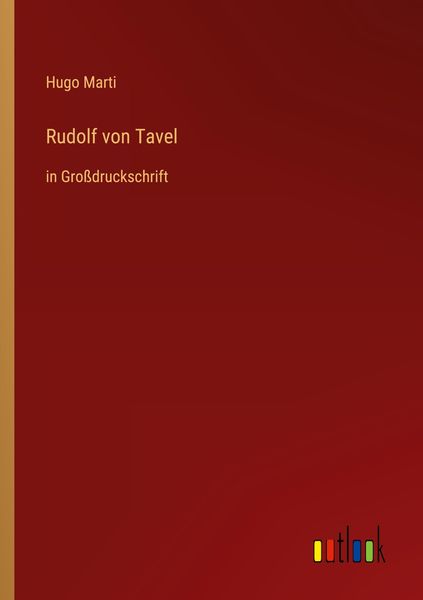 Produktbild: Rudolf von Tavel