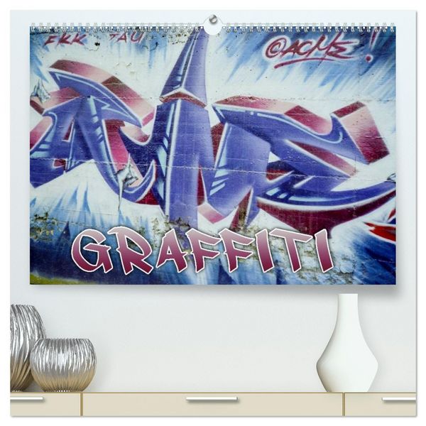 Produktbild: Graffiti - Kunst aus der Dose (hochwertiger Premium Wandkalender 2026 DIN A2 quer), Kunstdruck in Hochglanz