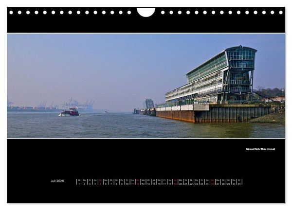 Produktbild: Hamburg Panoramen 2026 (Wandkalender 2026 DIN A4 quer), CALVENDO Monatskalender