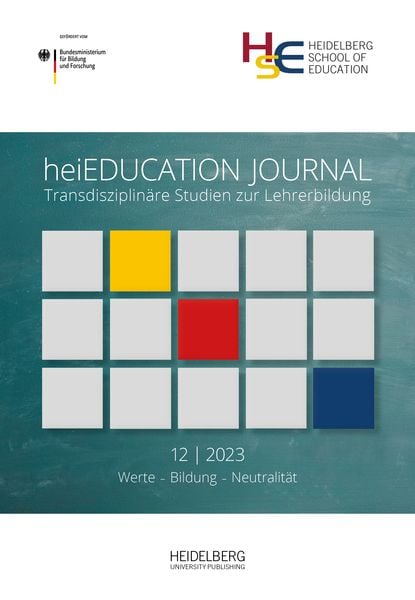 Produktbild: HeiEDUCATION JOURNAL / Werte &ndash; Bildung &ndash; Neutralit&auml;t