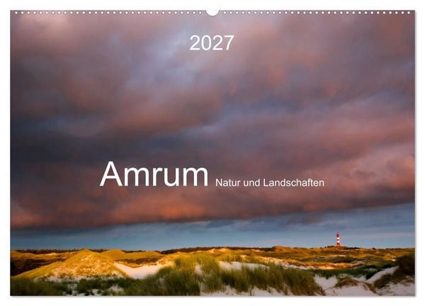 Produktbild: Amrum. Natur und Landschaften (Wandkalender 2027 DIN A2 quer), CALVENDO Monatskalender