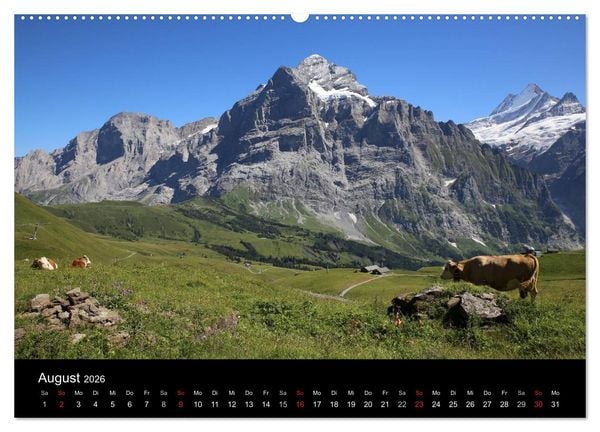 Produktbild: Berner Oberland (Wandkalender 2026 DIN A2 quer), CALVENDO Monatskalender