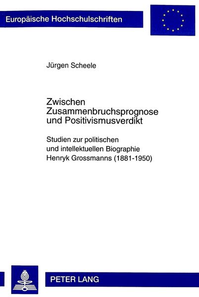 Produktbild: Zwischen Zusammenbruchsprognose und Positivismusverdikt
