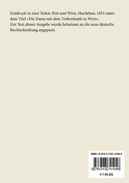 Produktbild: Die Dame mit dem Totenkopfe