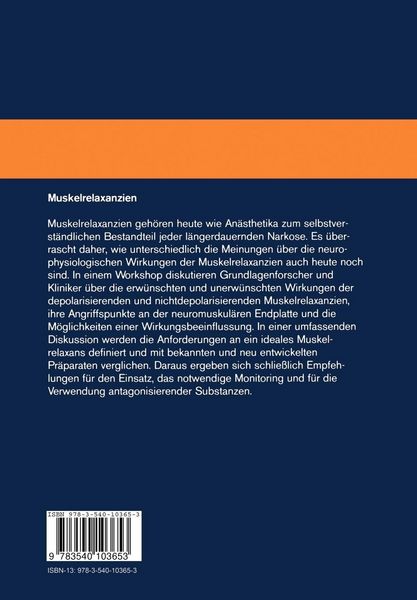 Produktbild: Muskelrelaxanzien