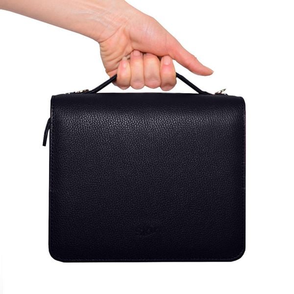 Produktbild: Buchh&uuml;llen-Tasche - schwarz