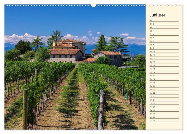 Produktbild: Friaul-Julisch Venetien - Italiens sch&ouml;ner Nordosten (Wandkalender 2026 DIN A2 quer), CALVENDO Monatskalender