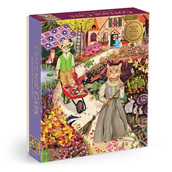 Produktbild: Cottage Cats 1000 Piece Foil Puzzle