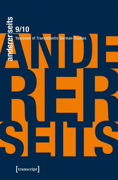 Produktbild: Andererseits - Yearbook of Transatlantic German Studies
