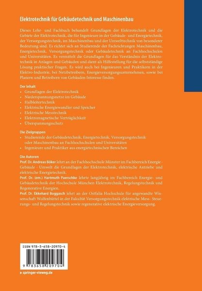 Elektrotechnik für Gebäudetechnik und Maschinenbau