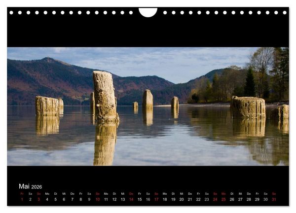 Produktbild: Alpenrand zwischen Isar und Lech (Wandkalender 2026 DIN A4 quer), CALVENDO Monatskalender