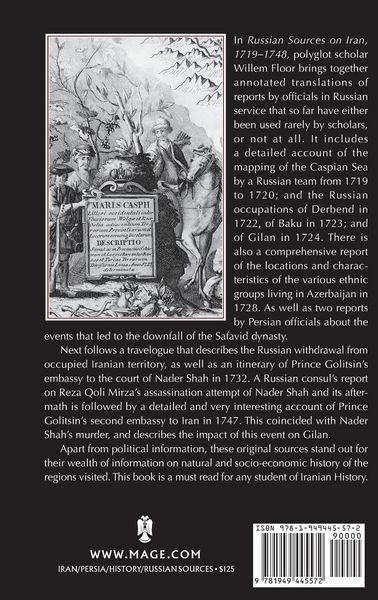 Produktbild: Russian Sources on Iran, 1719-1748
