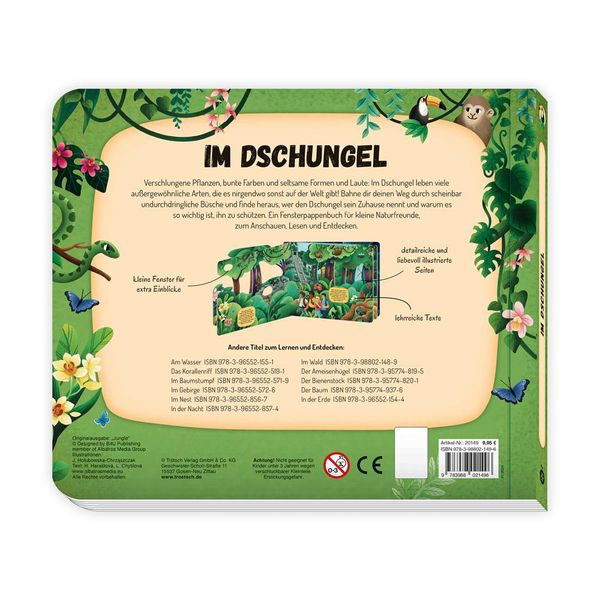 Produktbild: Tr&ouml;tsch Fensterbuch Im Dschungel