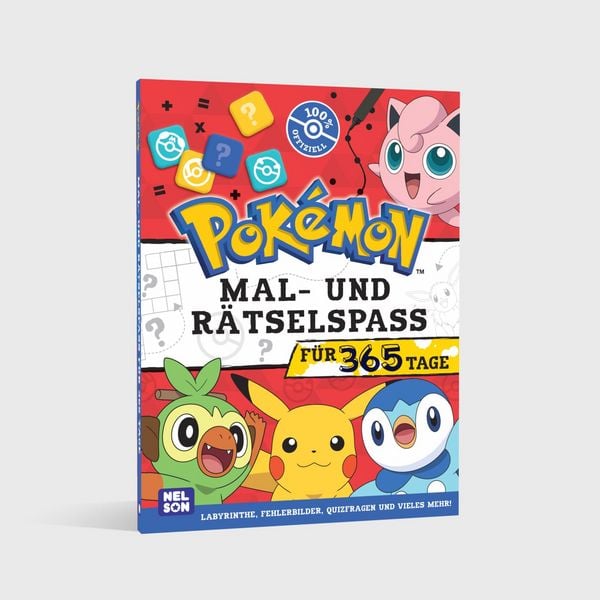 Produktbild: Pok&eacute;mon Activity-Buch: Mal- und R&auml;tselspa&szlig; f&uuml;r 365 Tage