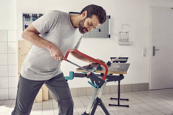 Produktbild: Wolfcraft 6871000 Spann- und Maschinentisch MASTER 750 ERGO 13.2kg Schwarz, Silber