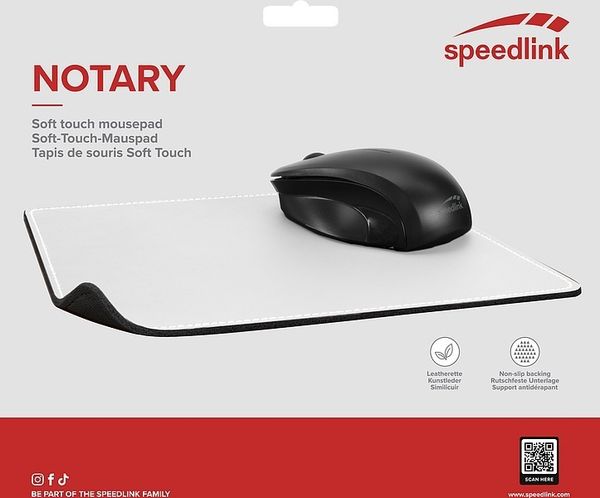 Produktbild: SPEEDLINK NOTARY Soft Touch Mousepad, white