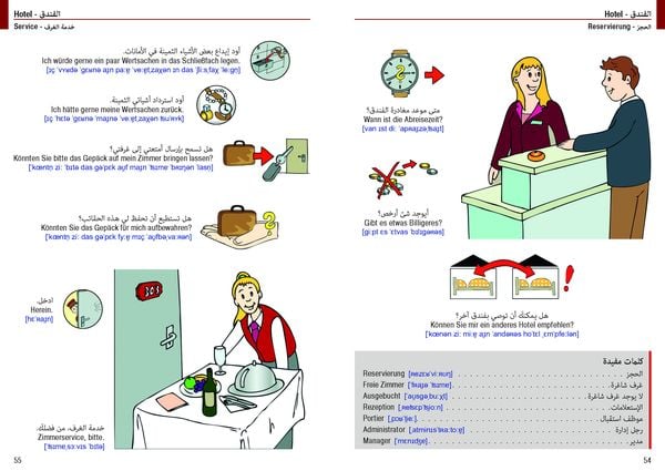 Produktbild: Illustrierter Sprachf&uuml;hrer Deutsch. Hauptsprache Arabisch