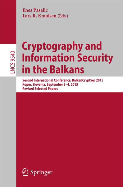 Produktbild: Cryptography and Information Security in the Balkans