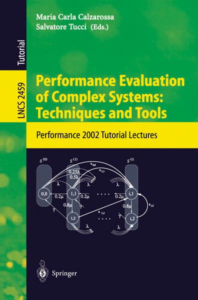 Produktbild: Performance Evaluation of Complex Systems: Techniques and Tools