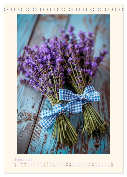 Produktbild: Lavendel (Tischkalender 2026 DIN A5 hoch), CALVENDO Monatskalender