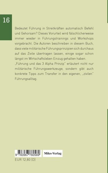 Produktbild: F&uuml;hrung und das 3 Alpha Prinzip