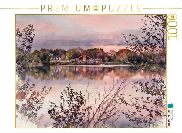 CALVENDO Puzzle Haselünner See | 1000 Teile Lege-Größe 64x48cm Foto-Puzzle für glückliche Stunden