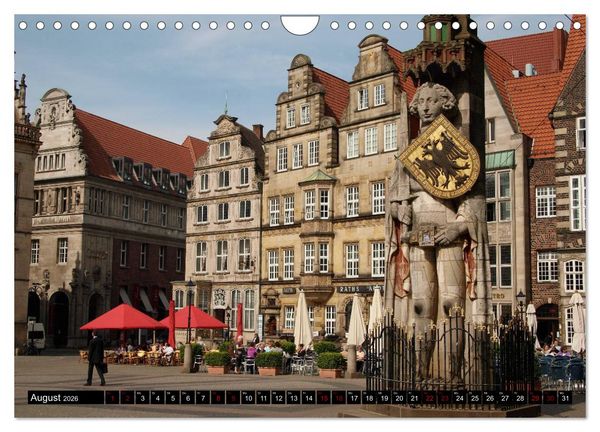 Produktbild: Deutsche Hansest&auml;dte (Wandkalender 2026 DIN A4 quer), CALVENDO Monatskalender