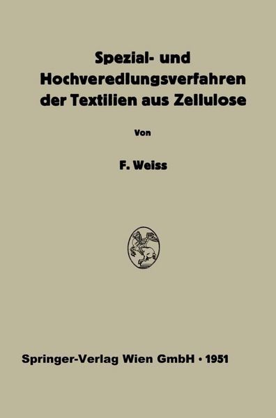 Produktbild: Spezial- und Hochveredlungsverfahren der Textilien aus Zellulose