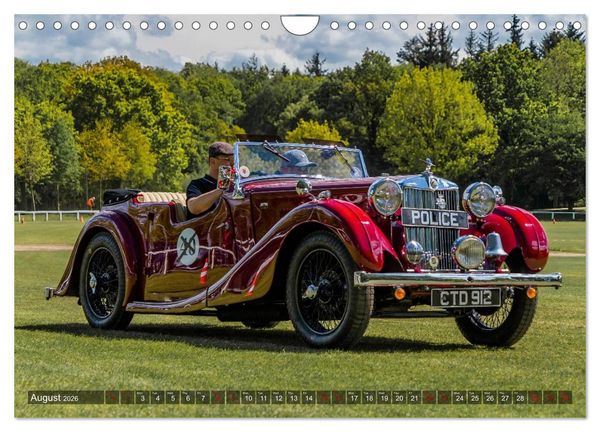 Produktbild: historical racing cars on the track (Wall Calendar 2026 DIN A4 landscape), CALVENDO 12 Month Wall Calendar