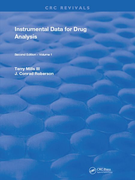 Produktbild: Instrumental Data for Drug Analysis, Second Edition