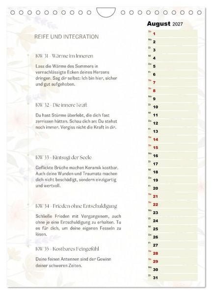 Produktbild: SEELENKOMPASS (Wandkalender 2027 DIN A4 hoch), CALVENDO Monatskalender