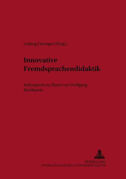 Produktbild: Innovative Fremdsprachendidaktik