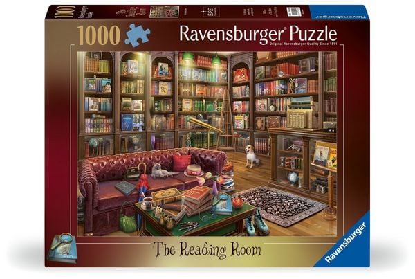 Erwachsenenpuzzle 1000 Teile - Das Lesezimmer