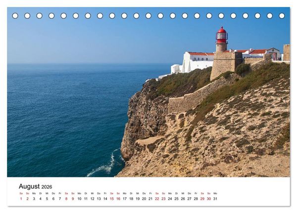 Produktbild: Einzigartiges Portugal (Tischkalender 2026 DIN A5 quer), CALVENDO Monatskalender