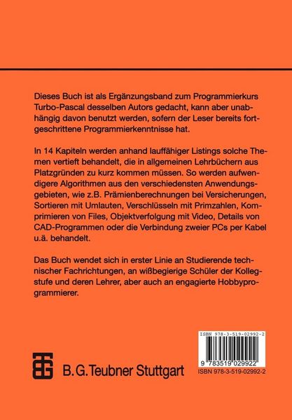Produktbild: TURBO-PASCAL in Beispielen
