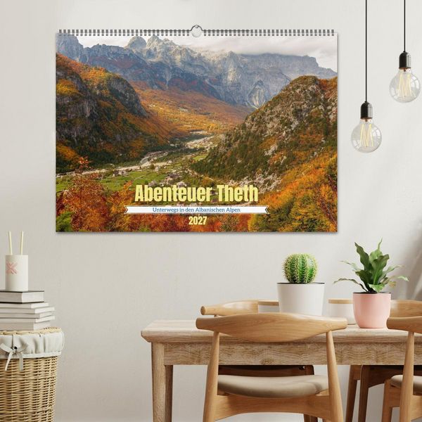 Produktbild: Abenteuer Theth - Unterwegs in den Albanischen Alpen (Wandkalender 2027 DIN A2 quer), CALVENDO Monatskalender