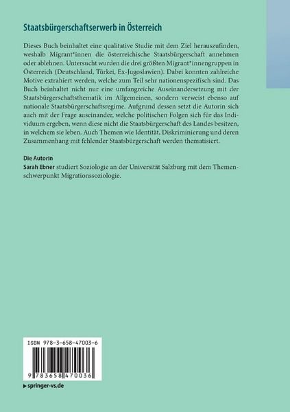 Produktbild: Staatsb&uuml;rgerschaftserwerb in &Ouml;sterreich