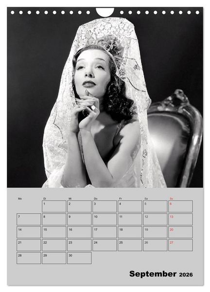 Produktbild: Diven der Stummfilm-&Auml;ra (Wandkalender 2026 DIN A4 hoch), CALVENDO Monatskalender