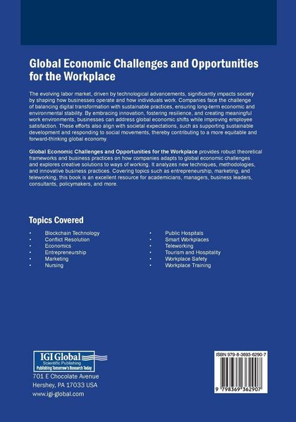Produktbild: Global Economic Challenges and Opportunities for the Workplace