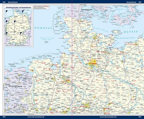 Produktbild: ADAC Der Gro&szlig;e Autoatlas 2027/2028 Deutschland und seine Nachbarregionen 1:300.000
