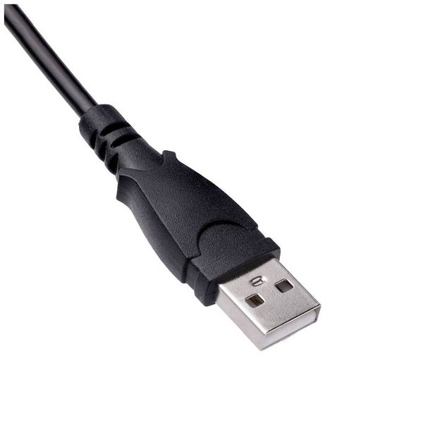 Produktbild: Akyga USB-Kabel USB-A Stecker, UC-E6 1.50m Schwarz AK-USB-20