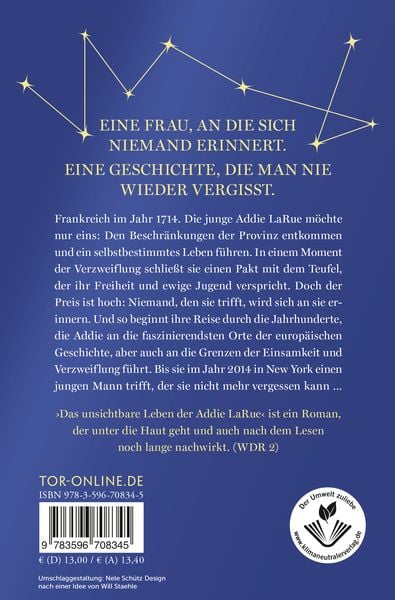 Produktbild: Das unsichtbare Leben der Addie LaRue