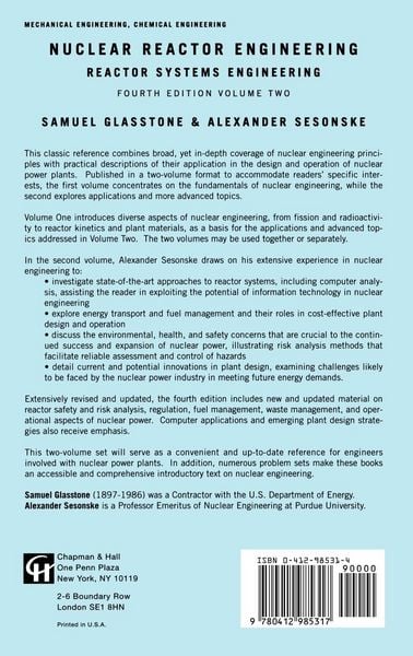 Produktbild: Nuclear Reactor Engineering