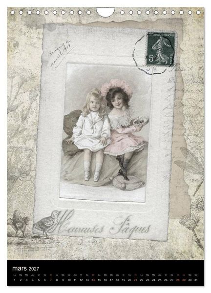 Produktbild: Le coffre vintage (Calendrier mural 2027 DIN A4 horizontal), CALVENDO calendrier mensuel