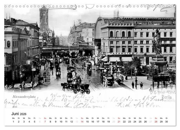 Produktbild: Gr&uuml;&szlig;e aus dem alten Berlin (Wandkalender 2026 DIN A3 quer), CALVENDO Monatskalender