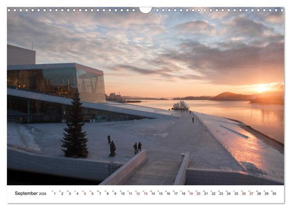 Produktbild: Opera Oslo (Wandkalender 2026 DIN A3 quer), CALVENDO Monatskalender