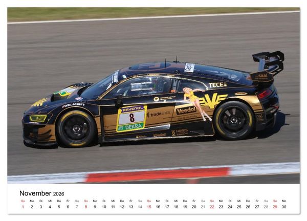 Produktbild: Die Vier Ringe im Motorsport (Wandkalender 2026 DIN A4 quer), CALVENDO Monatskalender