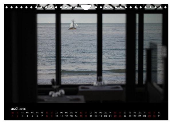 Produktbild: Sillonnez la plage (Calendrier mural 2026 DIN A4 vertical), CALVENDO calendrier mensuel