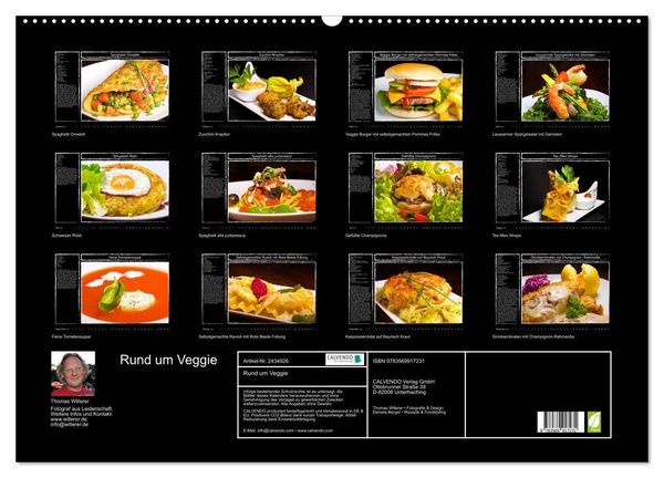 Produktbild: Rund um Veggie (Wandkalender 2027 DIN A2 quer), CALVENDO Monatskalender