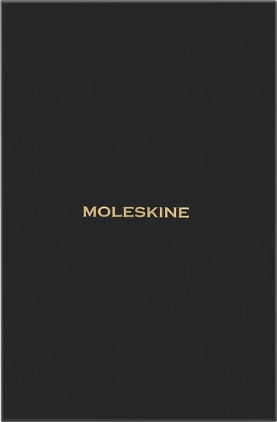 Produktbild: Moleskine Precious & Ethical 12 Monate Wochen Notizkalender 2027, L/A5, Liniert, Weicher Einband, Mamba Schwarz, mit Box